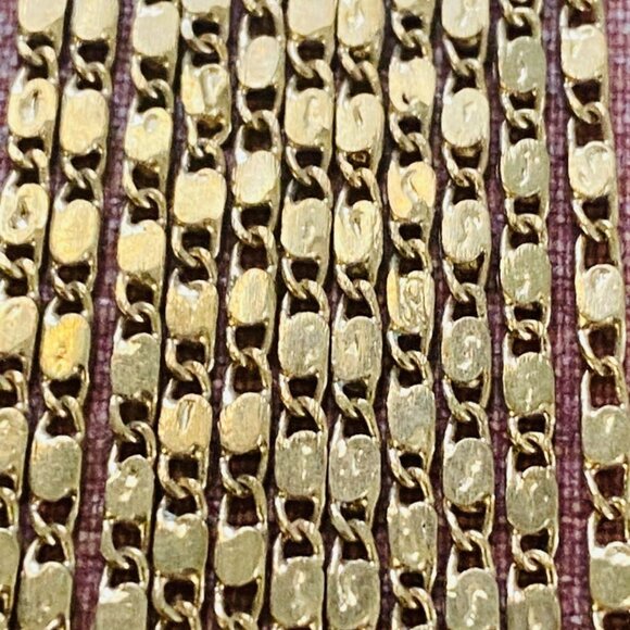 Chain Waterfall Tassel 4 inch earrings Costume Jewelry for drama lovers Retro 90 - Picture 3 of 5